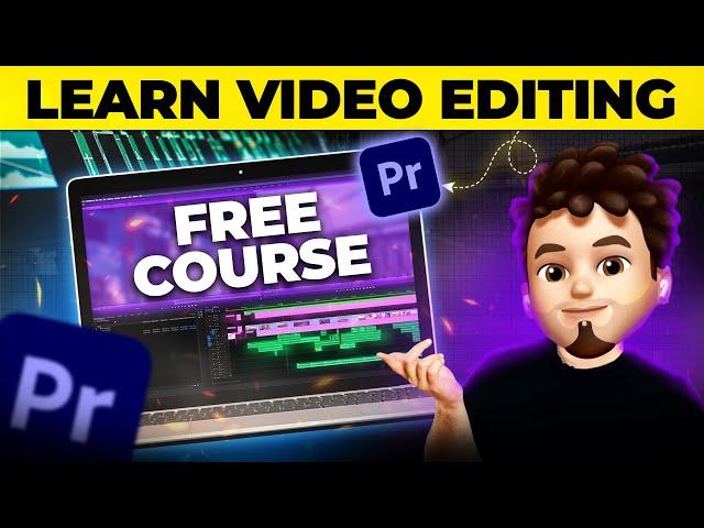 Premiere Pro Video Editing FREE COURSE in Hindi  Basic to Advance Complete Tutorial