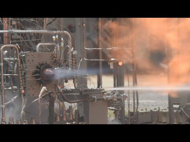 Rotating Detonation Rocket Engine Test at Marshall Space Flight Center