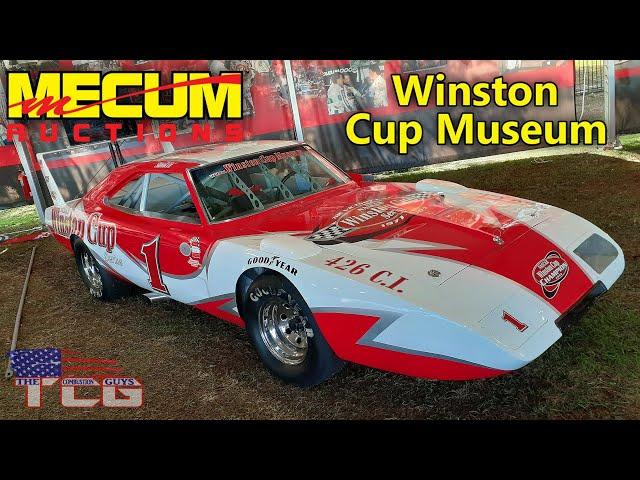 Hunting NASCAR Racecars: at Mecum Auctions 2024 | Winston Cup Museum Collection | TheCombustionGuys