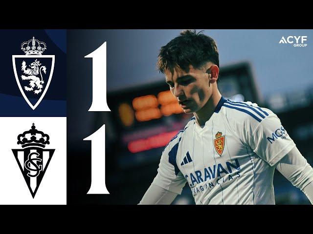 RESUMEN | Real Zaragoza 1-1 Real Sporting | LaLiga Hypermotion