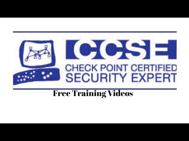 #CheckpointCCSETrainingVideos Checkpoint CCSE Part 1 Training Video - Firewall Training Videos