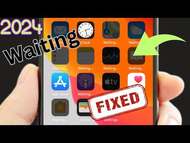 How to Fix iPhone Apps Download Stuck in waiting on home screen | Cannot download apps from AppStore