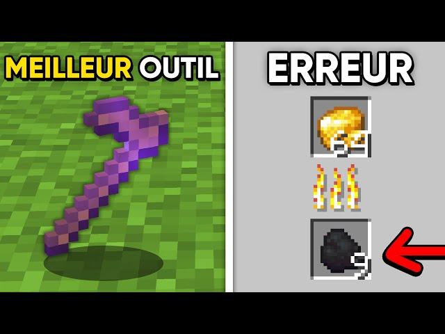 34 ERREURS que vous avez sans doute DÉJÀ FAIT sur Minecraft...