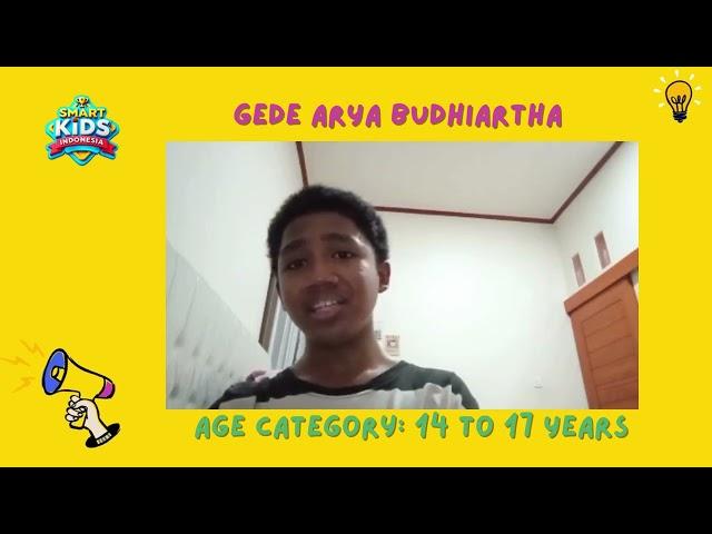 National English Speech Contest 2024 - Gede Arya Budhiartha (14-17 Years)