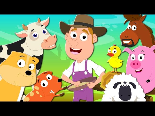 Old Macdonald Had A Farm | Nursery Rhymes | Kids Songs | Baby Rhymes | Farm Song | Kids Tv