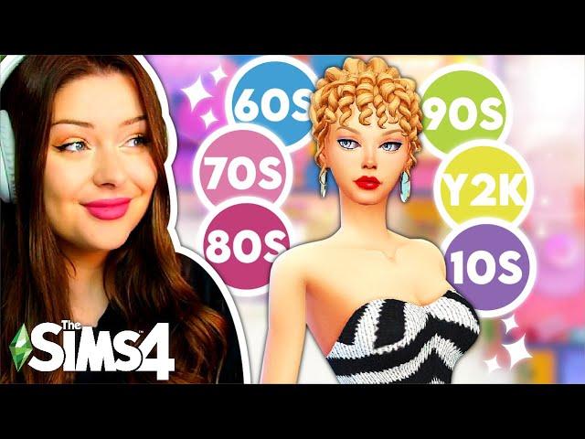 Recreating the MOST POPULAR BARBIES of Each Decade in The Sims 4 CAS