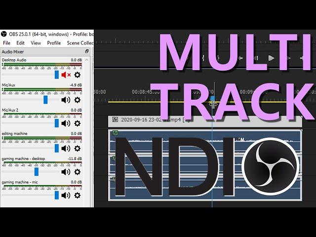 How To Stream Multiple Tracks Over NDI to OBS