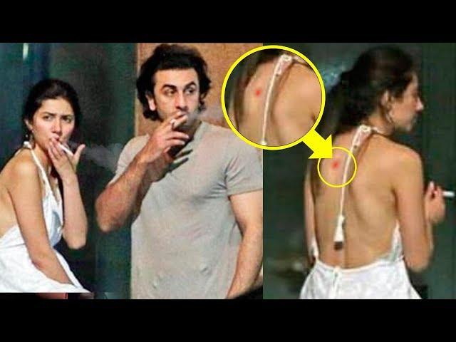 Love Bite On Mahira Khan Back | Caught Smoking Together In New York