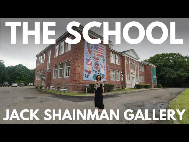 Visiting Jack Shainman Gallery's renovated school in upstate New York...