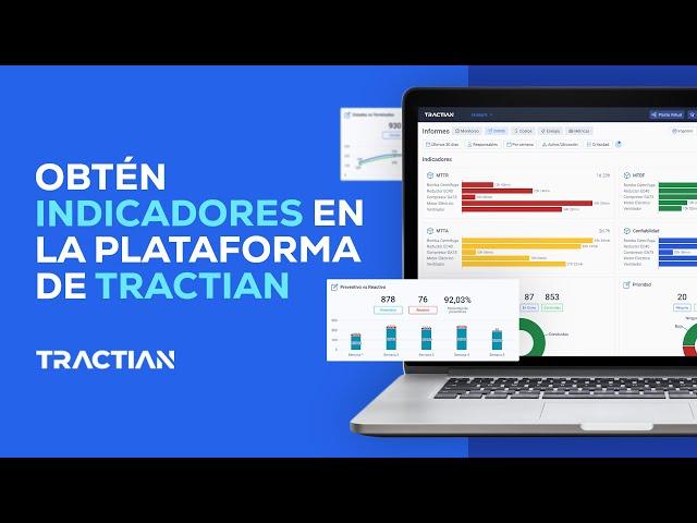 Obtén INDICADORES en la plataforma de TRACTIAN