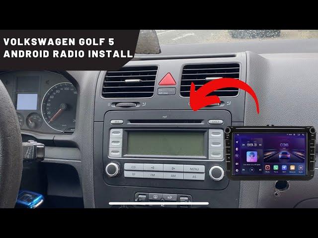 Install Android GPS Radio VW Golf 5