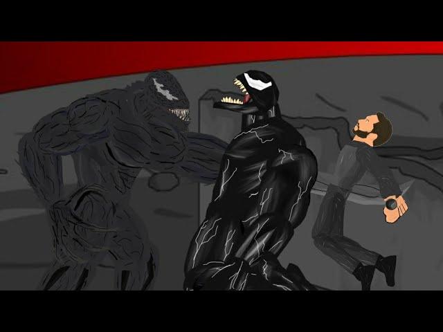 Веном против Райота 2: Реванш! | Venom vs Riot 2 ( Рисуем мультфильмы 2 )