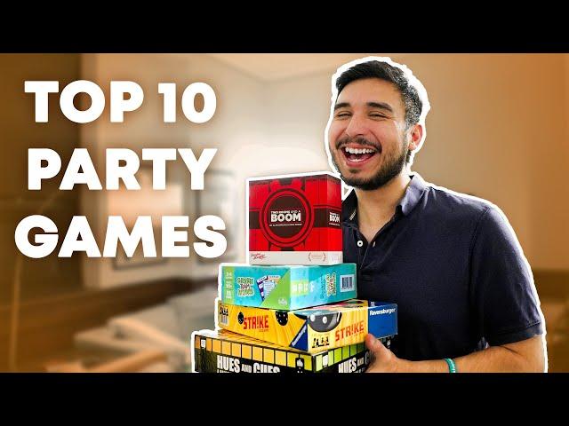 Top 10 PARTY GAMES that make game night BETTER!