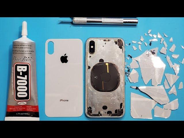 iPhone X Back Glass Replacement Step by step