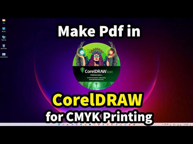 How to Make Pdf in CorelDRAW for CMYK Printing