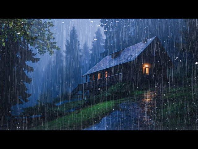 Deep Sleep During the Rainy Night - Rain Sounds For Sleeping - Beat Insomnia, ASMR, Study