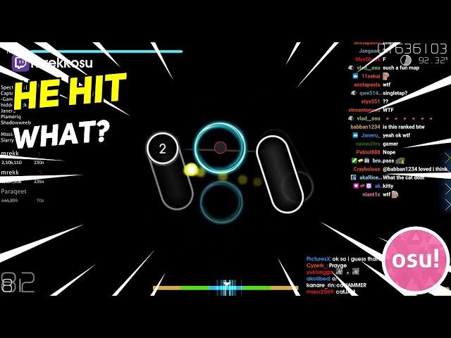 HE HIT WHAT? | Daily Osu Stream Highlights