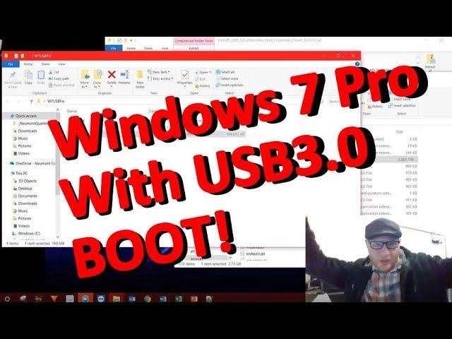 Adding USB3.0 Drivers to Windows 7 Pro Boot Drive