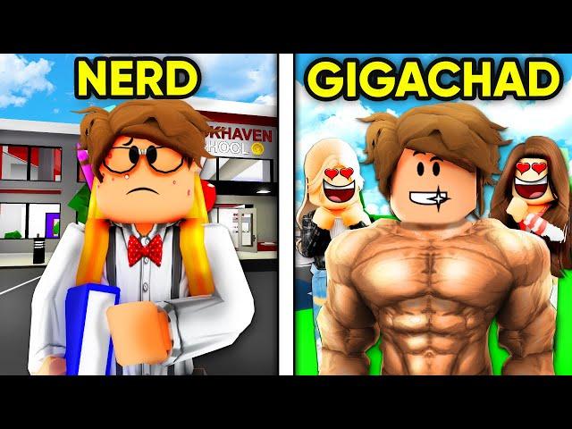 NERD to GIGACHAD.. (Brookhaven RP)