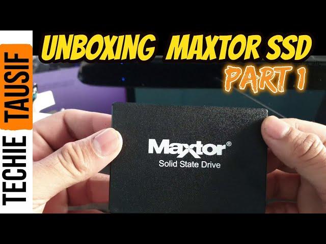 Maxtor Z1 SSD Unboxing  | Techie Tausif