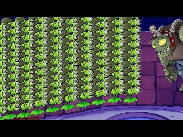 999 Gatling Pea vs Dr. Zomboss Plants vs Zombies Hack Epic Hack