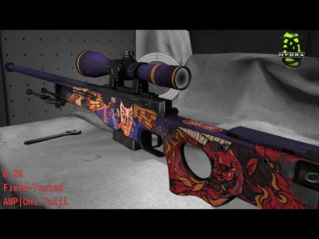 AWP Oni Taiji - Skin Wear Preview