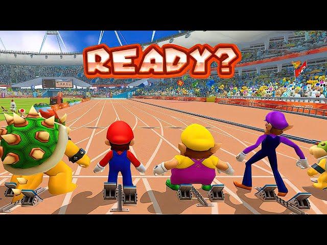 Mario & Sonic at the London 2012 Olympic Games - Mario All Athletics (Hardest Difficulty)