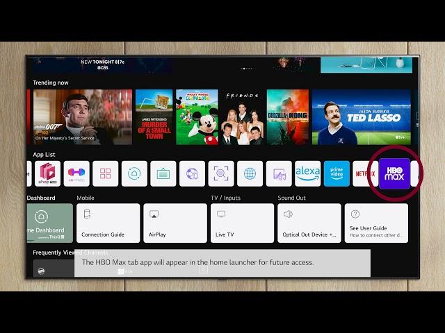 [LG WebOS TV] How To Get HBO Max On An LG TV - WebOS 6.0