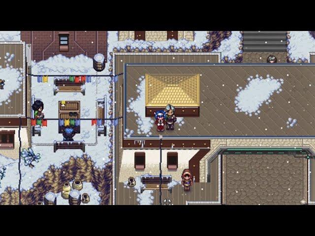 CrossCode  - Accessing Bergen Village Roof Area