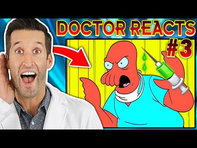 ER Doctor REACTS to Hilarious Futurama Medical Scenes #3