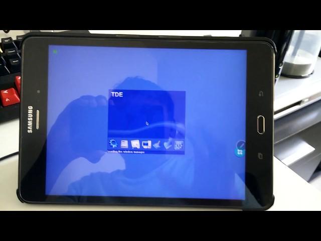 "XServer XSDL" X11 server as an Android app: Demonstration with working audio and Trinity desktop