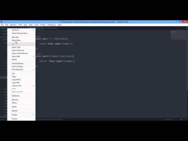 laravel 4   simple   Route get and Route post