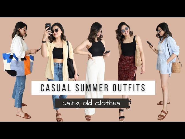 Using Old Clothes to Create New Outfits | 2023 Casual Summer Outfit Ideas