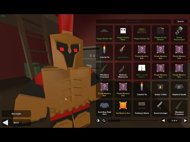 Unturned Stockpile items(spartan,doctor...)