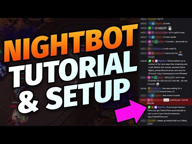 Nightbot Tutorial for Twitch and YouTube [Setup Commands, Giveaways, Spam Protection, and More]