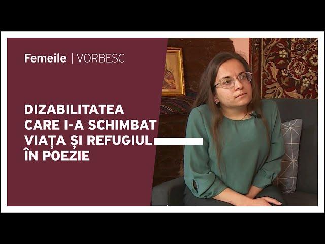 Lidia Badia vorbește despre dizabilitatea care i-a schimbat viața și refugiul în poezie