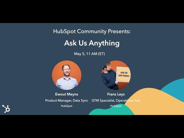 Live AMA on Data Sync by HubSpot