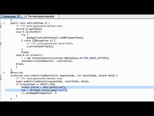 Android Application Development Tutorial   42   Using BitmapFactory and InputStream to set Bitmap