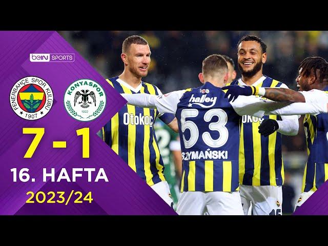 Fenerbahçe (7-1) Tümosan Konyaspor | 16. Hafta - Trendyol Süper Lig 2023/2024