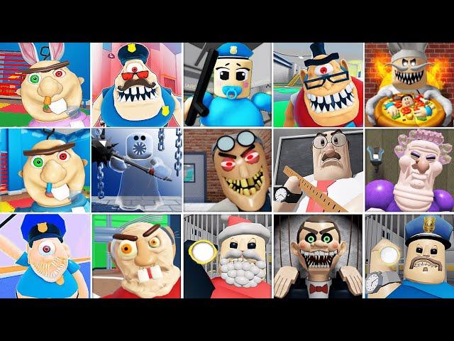 ALL JUMPSCARES ROBLOX OBBY - SANTA BARRY'S PRISON RUN, MR STINKY'S DETENTION, GREAT SCHOOL BREAKOUT!