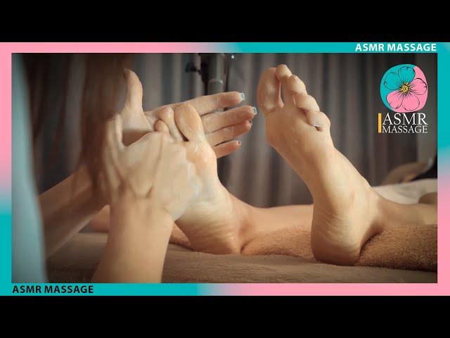 ASMR Foot Massage with Cream by Adel