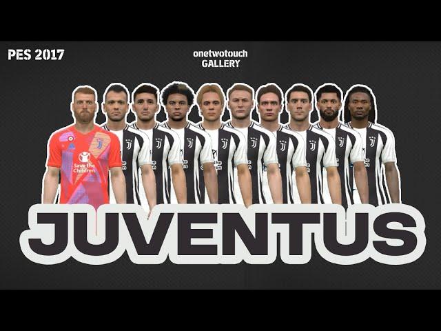 PES 2017 JUVENTUS FACEPACK