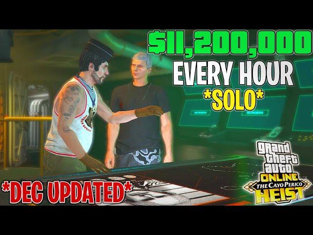 *AFTER DLC* Easiest Way To Do Cayo Perico Heist SOLO in DEC 2024!  ( REPLAY GLITCH ) | GTA Online