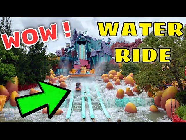 [4K] Dudley Do-Right's Ripsaw Falls POV (Water Log Ride) Islands of Adventure Universal Orlando