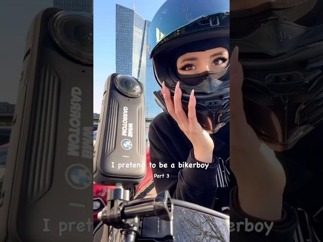 Girls as Bikerboy Part3 #motorbike #motovlog #biker #funny #motorcycle #bikelife #bikes