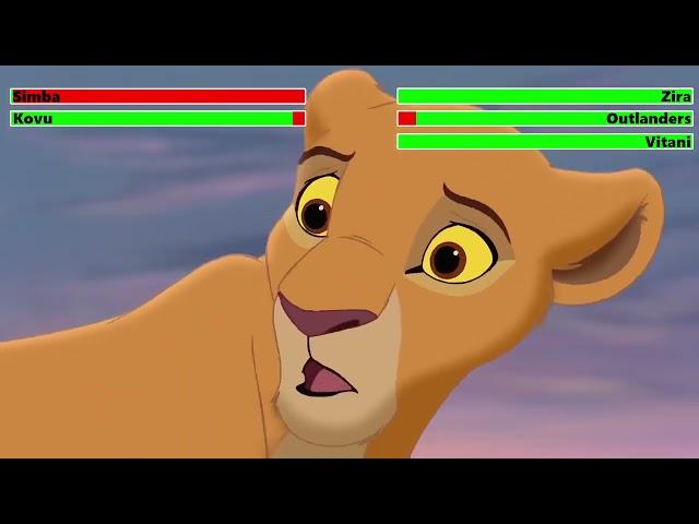 The Lion King 2: Simba's Pride (1998) Ambush Scene with healthbars