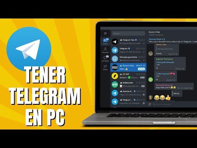 Telegram Para PC | Cómo Tener Telegram En PC (Actualizado 2025)