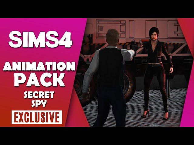 The Sims 4 | Secret SPY | Realistic Animation Pack | Download