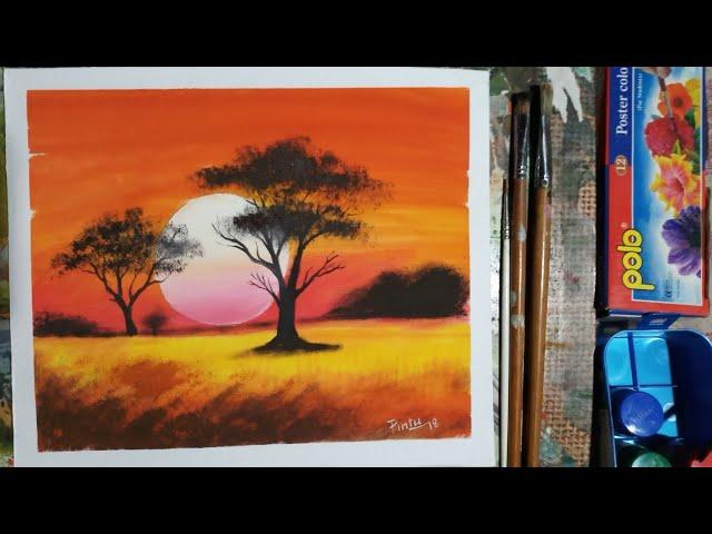 Beautiful Sunset painting