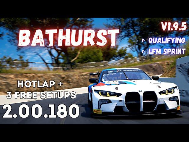 BMW M4 GT3 | MOUNT PANORAMA 2.00.1 | HOTLAP + FREE SETUP | ACC v1.9